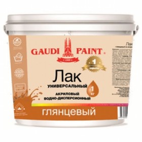 Лак универсальный глянцевый Gaudi Paint 1кг