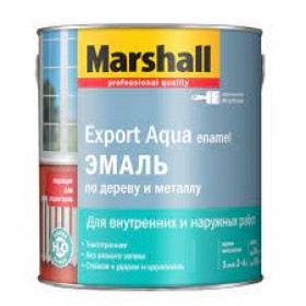 Эмаль Marshall EXPORT AQUA глянцевая белая 0,5л