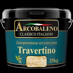 Декоративная штукатурка Arcobaleno Travertino 15 кг