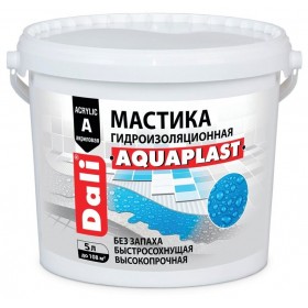 Мастика гидроизоляционная акриловая Dali АКВАПЛАСТ Мастика гидроизоляционная акриловая Dali АКВАПЛАСТ