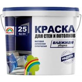 Краска РАДУГА-25 ЛАТЕКСНАЯ для стен и потолков