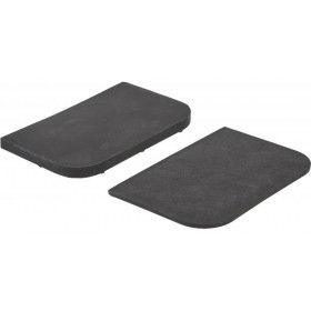 Торцевая заглушка универсальная для лотка водоотводного Gidrolica Standart/Standart Plus DN100, пластиковая