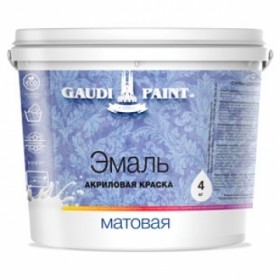 Эмаль матовая Gaudi Paint 1кг