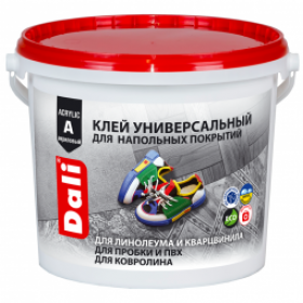 Клей для напольных покрытий универсальный акриловый DALI 14 кг