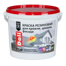 Dali краска фасадная резиновая 6 База А