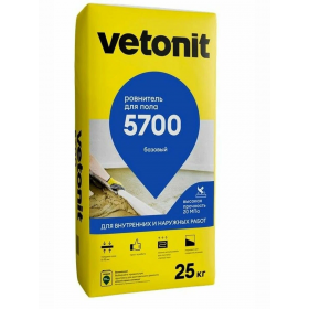 Ровнитель для пола Vetonit 5700 25кг