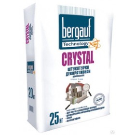 Штукатурка декоративная Bergauf Crystal камешки 1.5 мм 25 кг