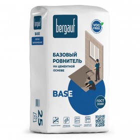 Ровнитель на цементной основе (стяжка) Bergauf BASE 25кг