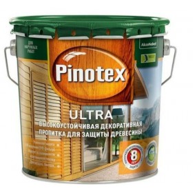 Лазурь Pinotex Ultra влагостойкая для древесины 1л (готовые цвета)