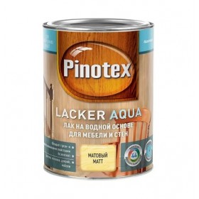 Лак на водной основе Pinotex Lacker Aqua для мебели и стен